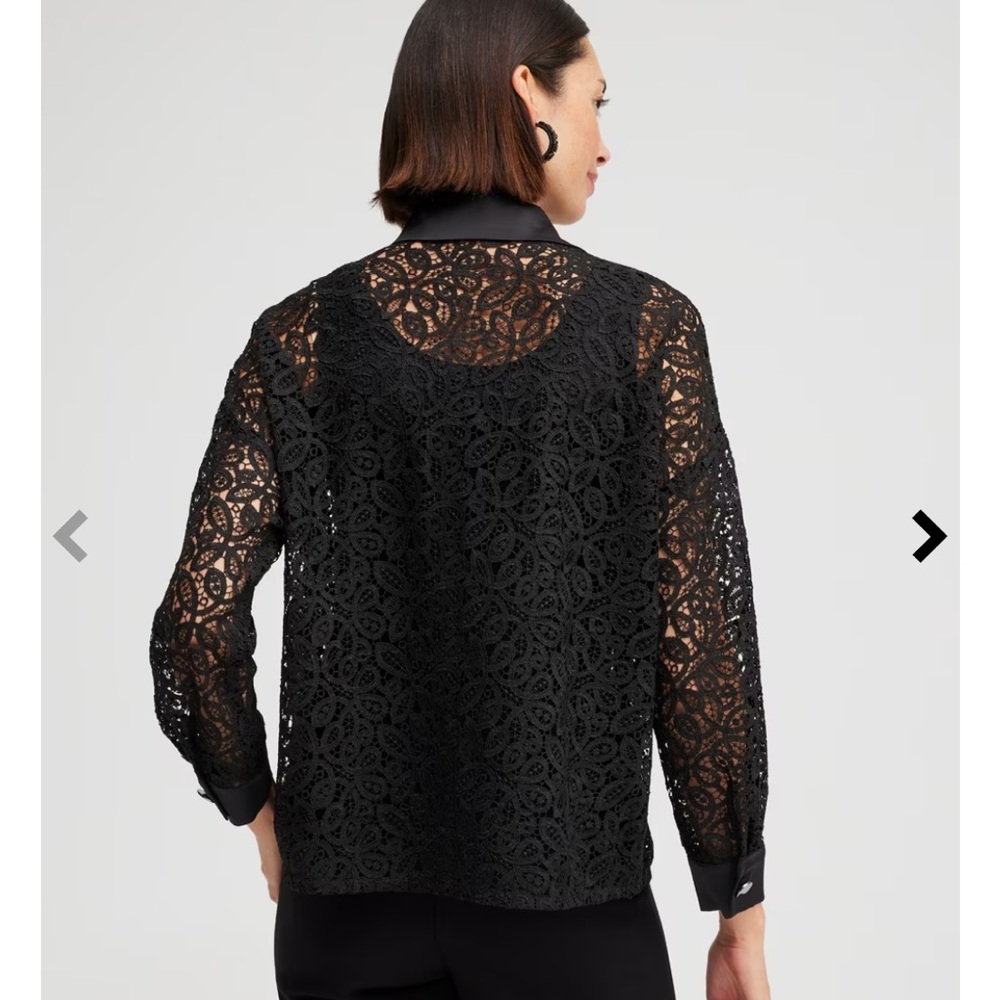 Chico’s Black Label Button Down Jacket - Picture 3 of 10